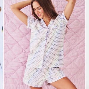 Roller Rabbit Disco Hearts Pajama Set